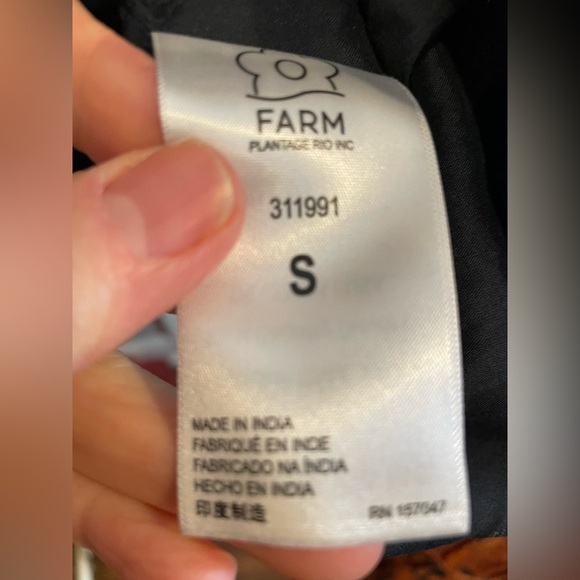 Farm Rio Tiered Giraffe Puff Sleeve Maxi Dress Small - Picture 10 of 15